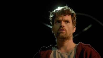 Josh Ruben as Adam looking scared in Are You Happy Now?