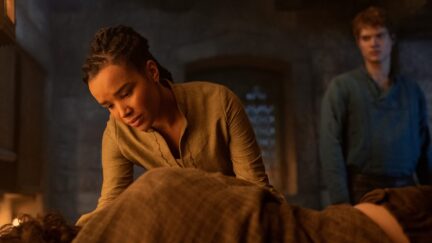 Still from Amazon's Wheel of Time episode 5 Blood Calls Blood.