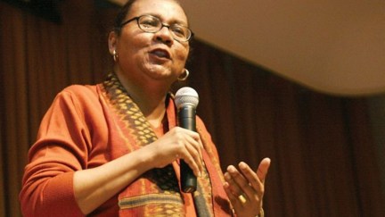 bell hooks speaking at an event