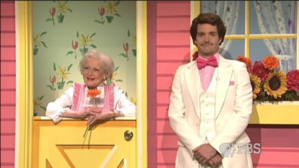 Betty White and Will Forte on 'Saturday Night Live'