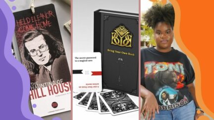 Collage of gifts. (Image: SBG Book Club, Bring Your Own Book, and Stephen Foster.)