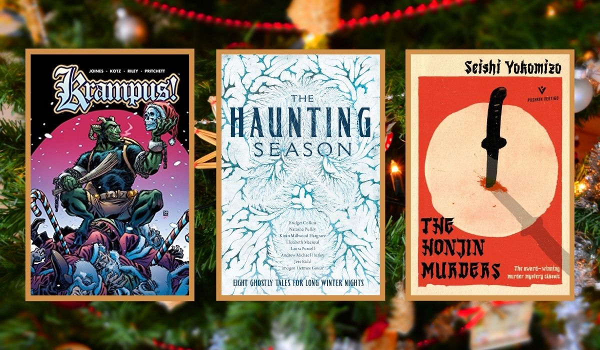 Six plus Horrors and Thrillers perfect for Christmassy and winter season. (Image: Image Comics, Pegasus Crime, and Pushkin Vertigo.)