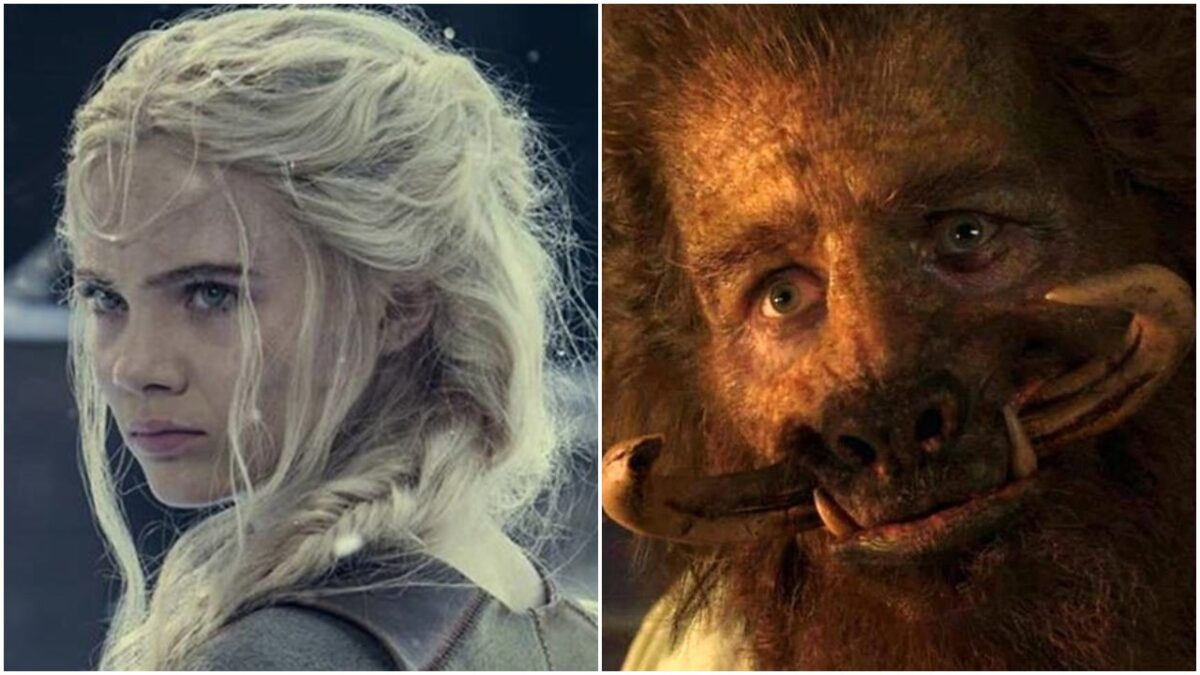 Ciri and Nivellen in 'The Witcher' season two