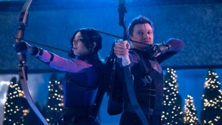 Hailee Steinfeld and Jeremy Renner in 'Hawkeye'