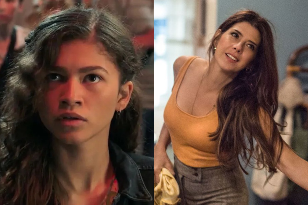 Michelle Jones-Watson as played by Zendaya and Aunt May by Marisa Tomei