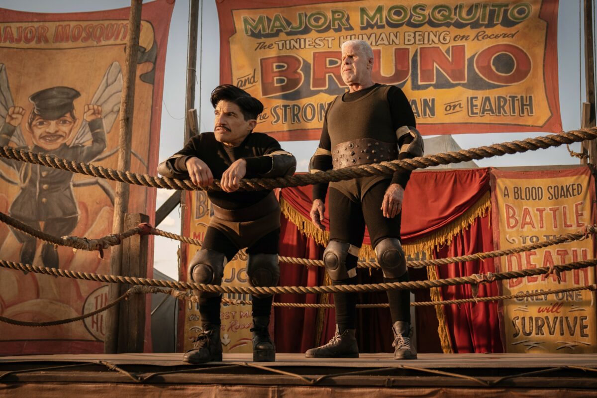 Ron Perlman in Nightmare Alley looking imposing