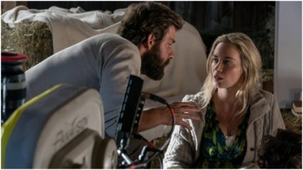 John Krasinski and Emily Blunt in 'A Quiet Place'