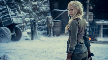 Freya Allan as Ciri in Witcher season two trying to do her very best