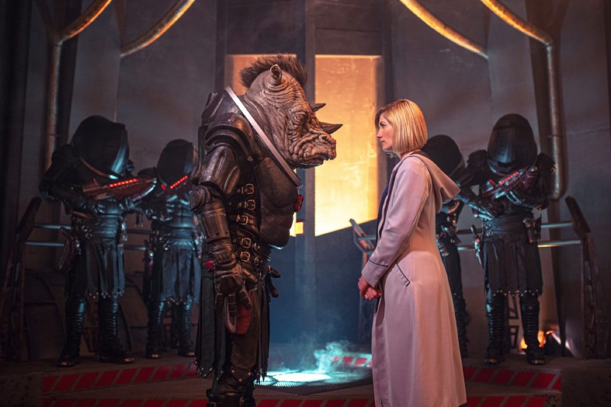 Jodie Whittaker's thirteenth Doctor is a prisoner of the Judoon on Doctor Who.