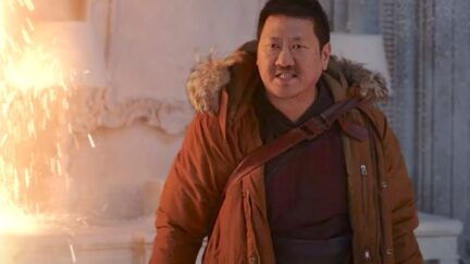 Benedict Wong looks annoyed as Wong in 'Spider-Man: No Way Home'
