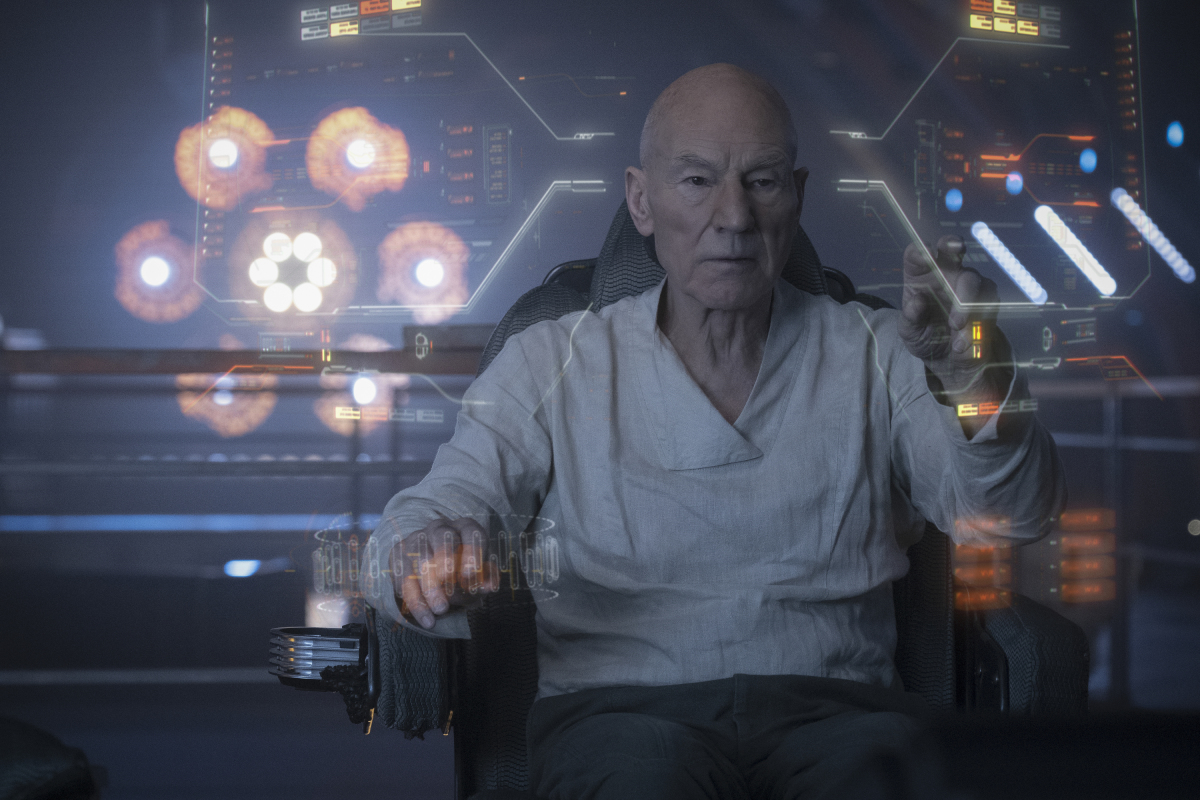 Pictured: Sir Patrick Stewart as Jean-Luc Picard of the the CBS All Access series STAR TREK: PICARD. Photo Cr: Trae Patton/CBS ©2019 CBS Interactive, Inc. All Rights Reserved.