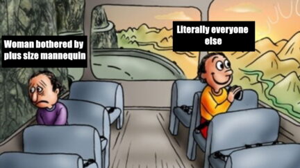 Bus meme but mannequin