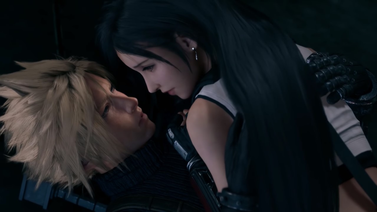 FF7 Remake Cloud and Tifa
