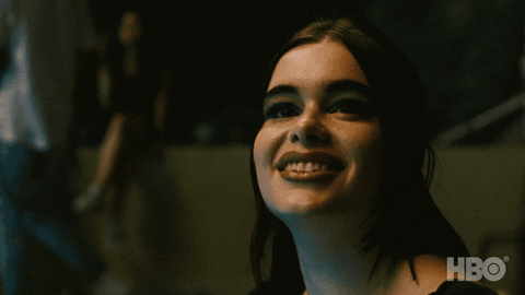 Kat smiling in euphoria