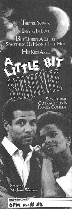Ad for "A Little bit Strange." (Image: NBC.)