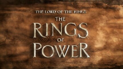 The Lord of the Rings: The Rings of Power logo on Amazon Prime Video