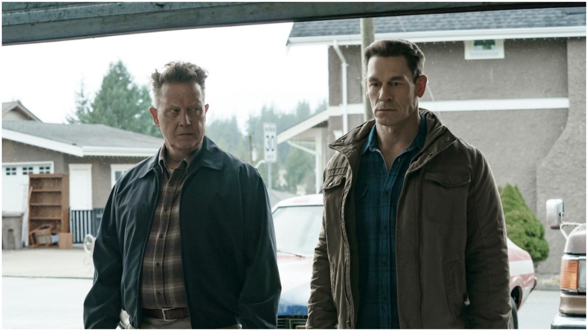 Robert Patrick and John Cena in 'Peacemaker'