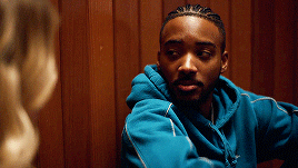 chris talking in euphoria