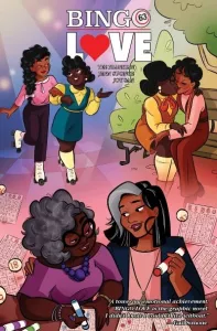 Bingo Love comic with two Black women in love. (Image: Image Comic)