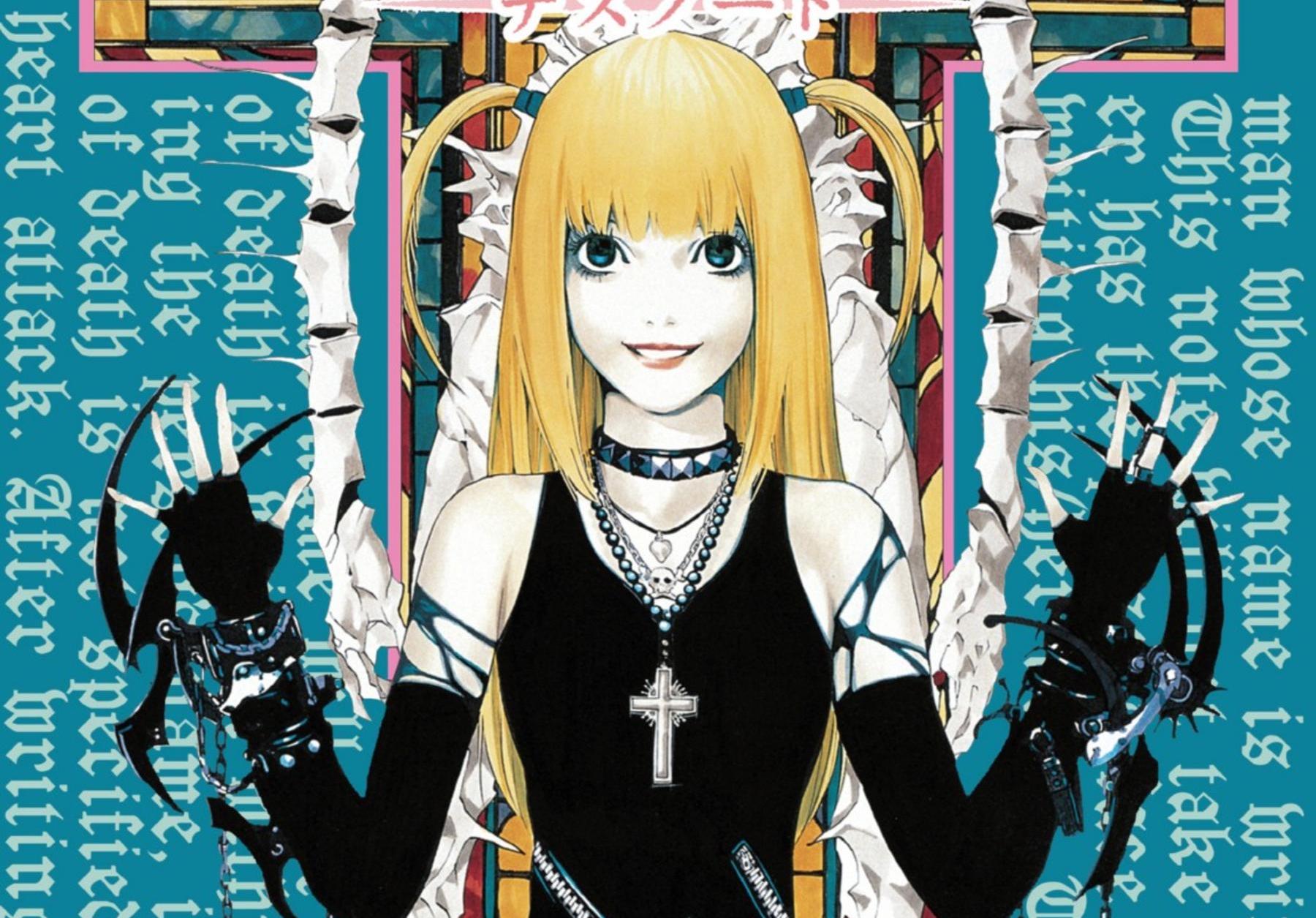 Death Note chapter 4 manga cover, featuring Misa and Rem.
