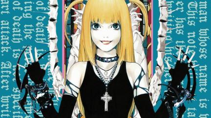 Death Note chapter 4 manga cover, featuring Misa and Rem.