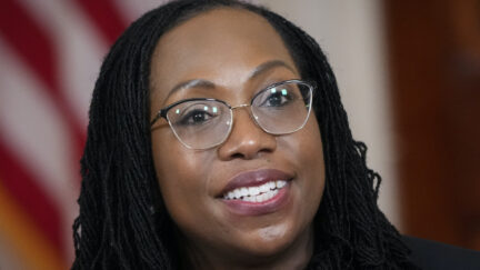 Ketanji Brown Jackson smiles