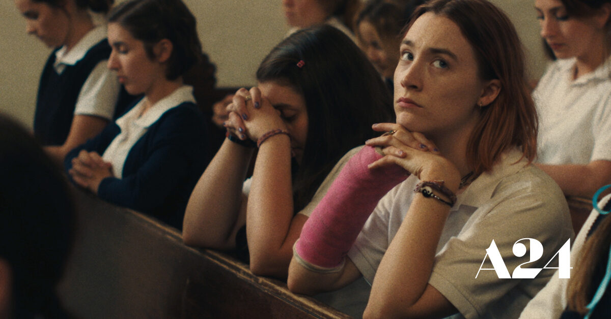 Christine, a.k.a. "Lady Bird," laments a boring afternoon spent in church.
