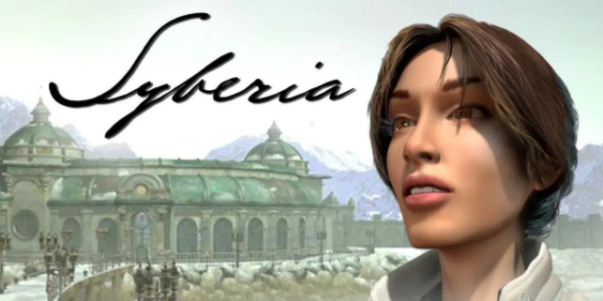 Kate Walker on the banner of the first Syberia game.