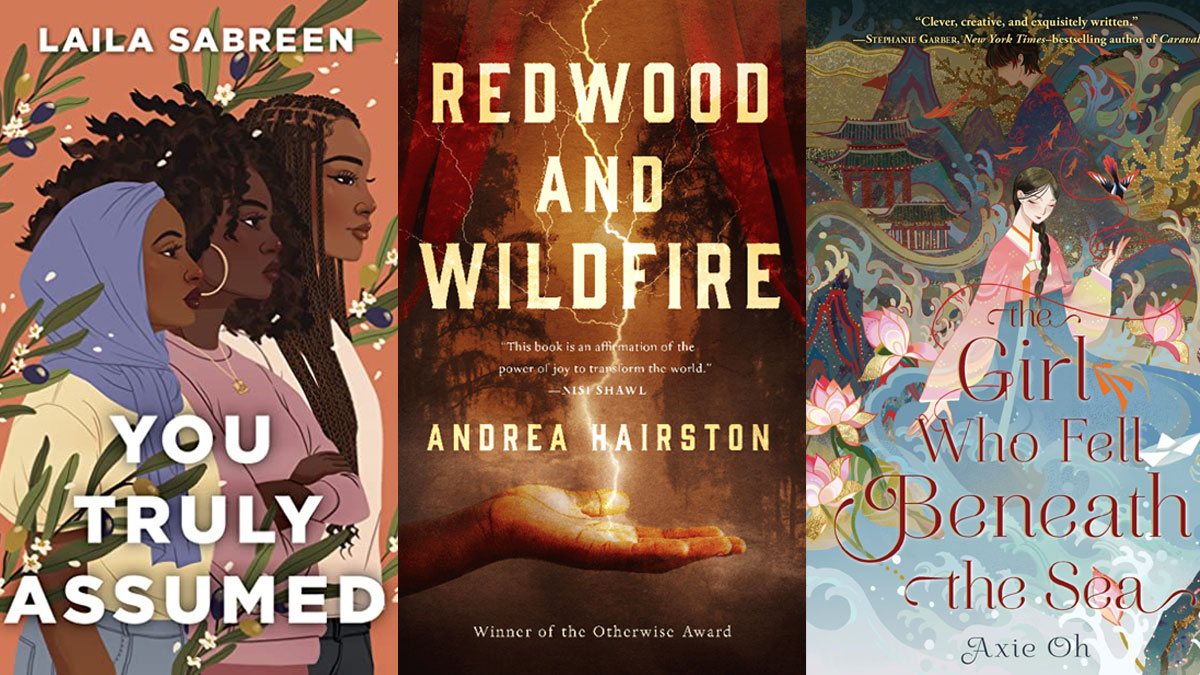 Three books for bookclub. (image: Inkyard Press, Tordotcom, and Feiwel & Friends)