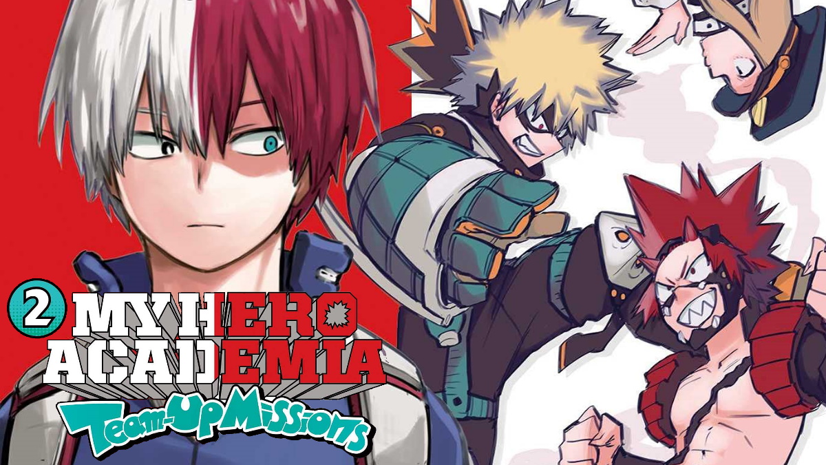 The cover of My Hero Academia Team Up Missions 2