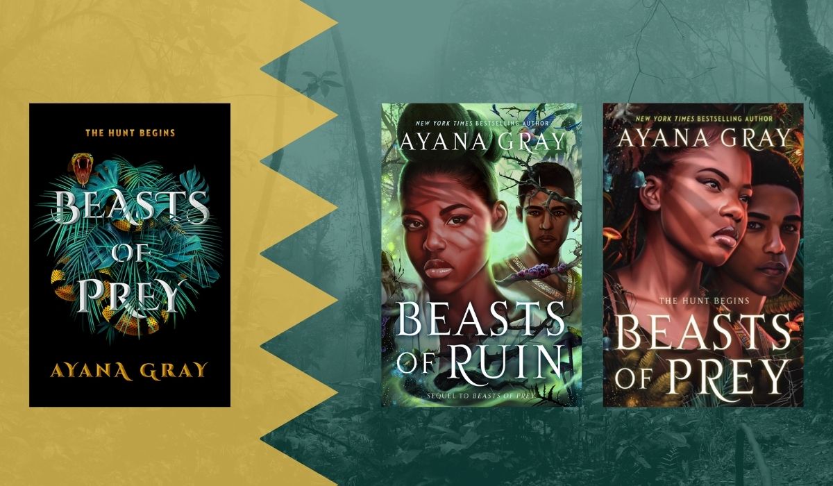 Beast of Prey and Beast of Ruin by Ayana Gray. (Image: Penguin Teen.)