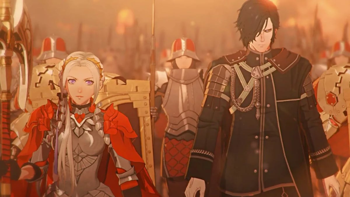 Edelgard’s new hairstyle along with her simp second in command