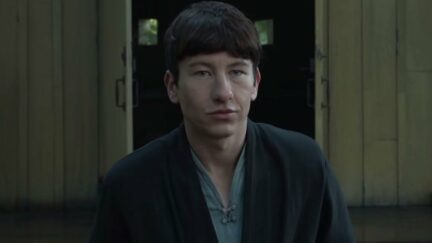 Barry Keoghan walking as Druig in Eternals