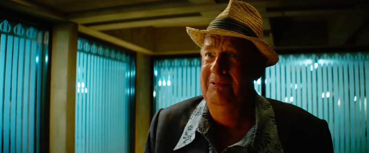 Tom Hanks in a hat in Elvis