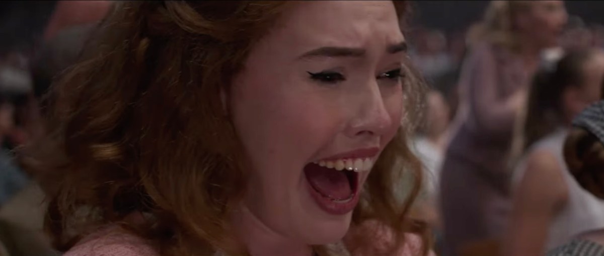 Girl relatably screaming in Elvis