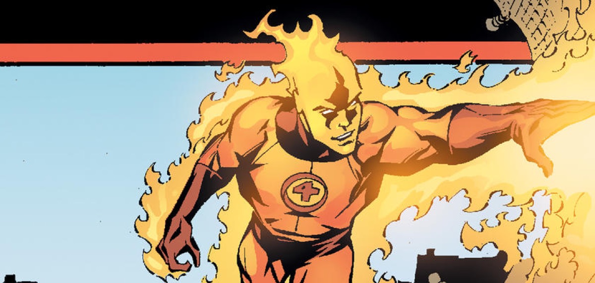 Johnny Storm in Marvel Comics.