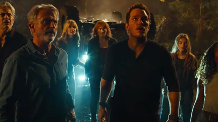The crew is back in Jurassic World: Dominion and look scared
