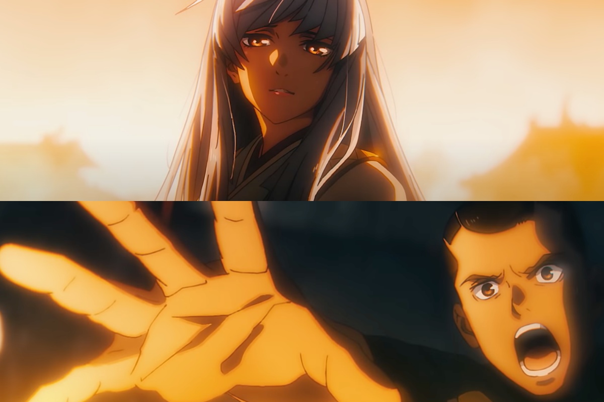 magic the gathering's neon dynasty trailer with two leads