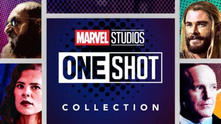 Promotion for Marvel Studios' one-shot collection on disney+