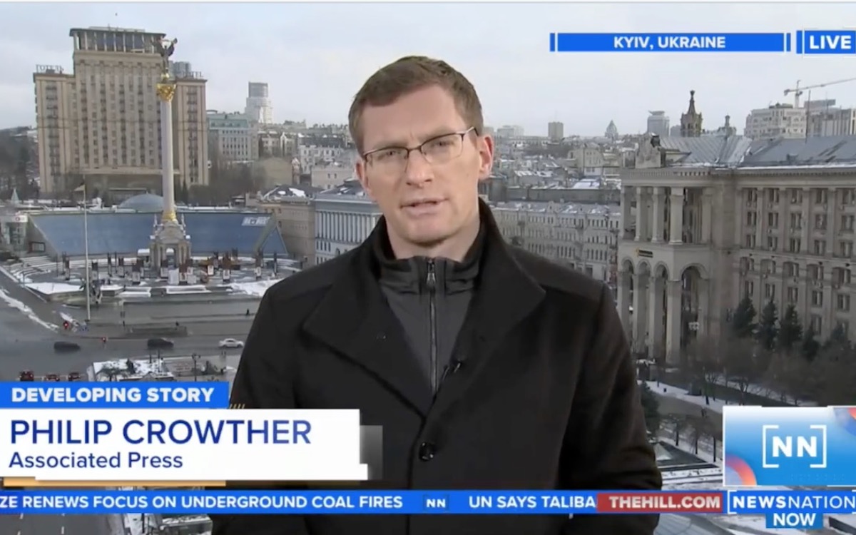 AP reporter Philip Crowther speaks live on air from Kyiv
