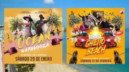 Two flyers protesting rich people cutting off beach access in Puerto Rico. (Image: El Urbanista, Carlos BP, and Cogito Ergo Imago.) https://www.flickr.com/photos/37244380@N00/289876731