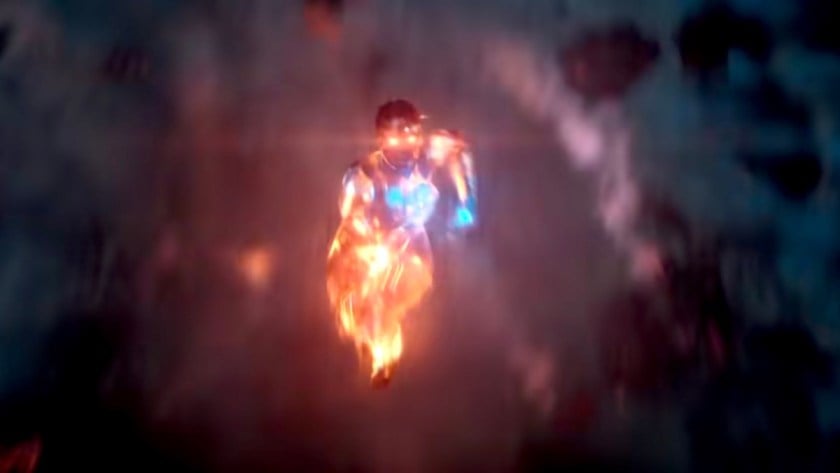 An unknown, glowing figure appearing to be Monica or Maria Rambeau in Doctor Strange and the Multiverse of Madness.