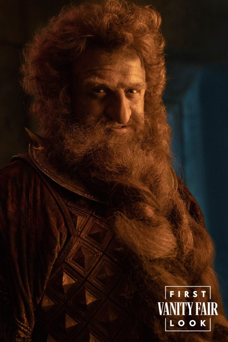 Owain Arthur as Prince Durin IV, prince of the Dwarves of the Kingdom of Khazad-dûm.