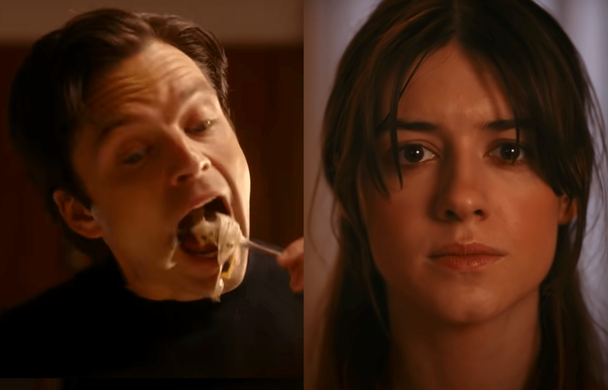 Sebastian Stan eats noodles while Daisy Edgar-Jones looks haunted in Fresh trailer.