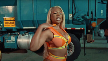 Megan Thee Stallion in her music video 