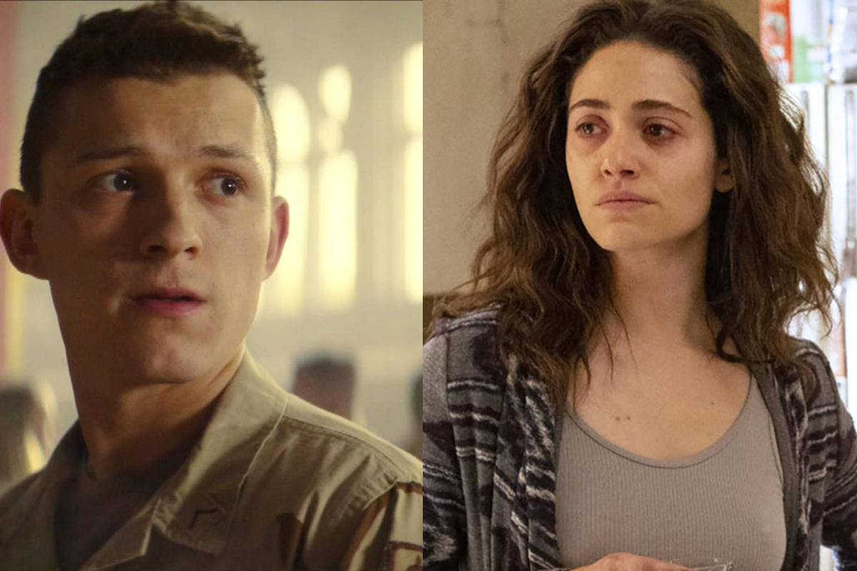Tom Holland in Cherry and Emmy Rossum in Shameless