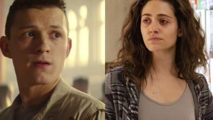 Tom Holland in Cherry and Emmy Rossum in Shameless