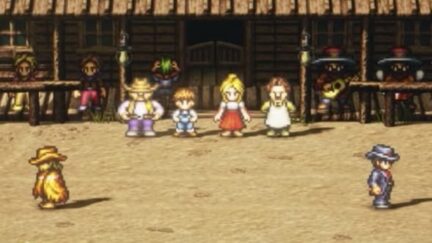 Screenshot of Wild West timeline of Live A Live