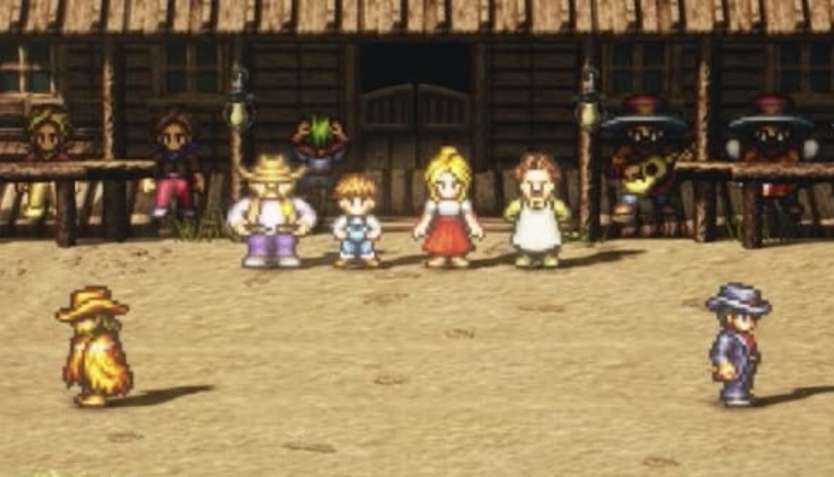 Screenshot of Wild West timeline of Live A Live