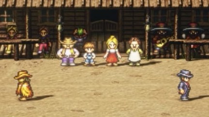 Screenshot of Wild West timeline of Live A Live